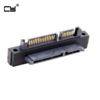 SATA 22Pin 7 15 Male to SATA 22Pin Female Extension Convertor Adapter 90 Degree Up Angled Down angled Black