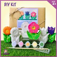 Flower DIY PAINTING Kit, Kids arts and craft, kids craft kit, diy kit kids, crafts for kids