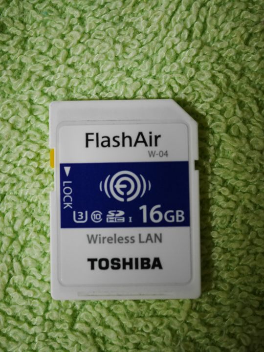 Toshiba FlashAir SD WIFI 16GB FlashAir™ W-04 (ความจุ 16GB) Flash