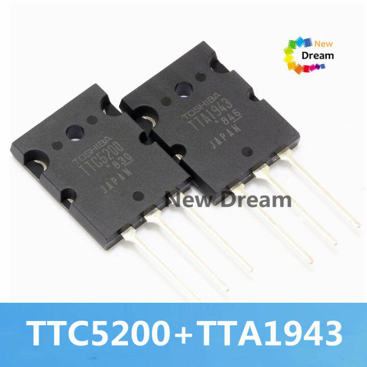 5pairs New Original (5pcs TTA1943 + 5pcs TTC5200 ) C5200 A1943 TO-3PL