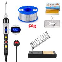 Soldering Iron Kit 80W Digital Display110V/220V Solder Iron Electric Welding Station Soldering Fast Heat Repaire Tools Set