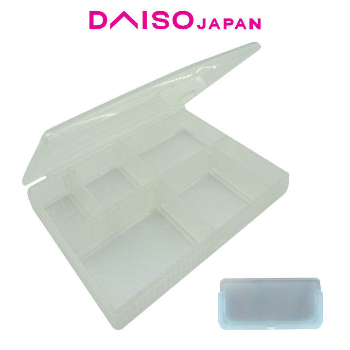 Daiso Pill Case Organizer with Adjustable Partitions Lazada PH