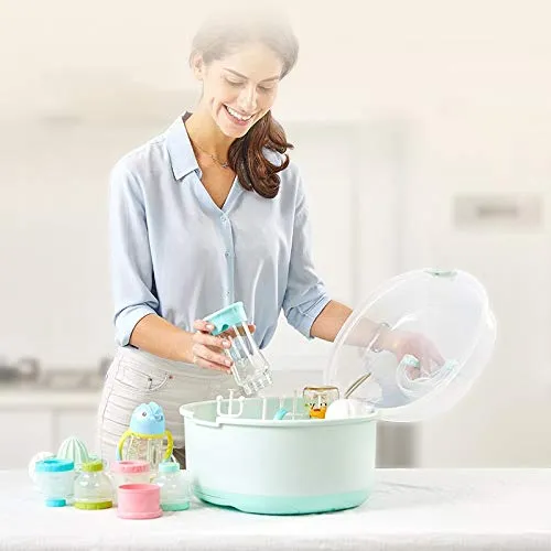 baby bottle drying rack storage pump