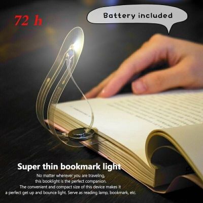 Mini Book Light Ultra Bright Bookmark Night Lamp Flexible LED Book Reading Light Bedroom A1