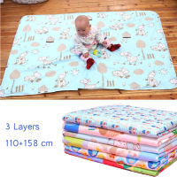 Waterproof Crib Sheet Baby Urine Changing Mat Cotton Reusable Infant Change Diaper Pad Cover Washable Newborn Bed Nappy Mattress