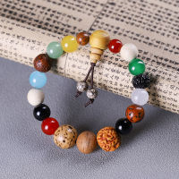 Lingyin สิบแปดชนิดของ Bodhi Hand Bracelets สิบแปดชนิดของ Hand String Duobao สิบแปดชนิดของ Hand String Duobao Bodhi Beads สร้อยข้อมือสำหรับผู้ชายและผู้หญิง NAFS