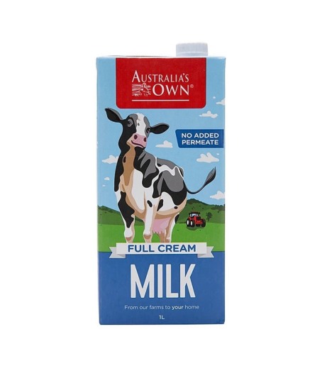 Sữa tươi nguyên kem úc australia s own 1l thùng 12 hộp - ảnh sản phẩm 1