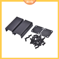 Aleaty? Extruded Aluminum Box Black Enclosure Electronic Project Case PCB DIY 50x25x25mm