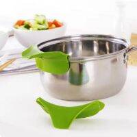 【CW】 Anti-Spill Funnel Round Pots Pans Soup Spout Guide Cookware