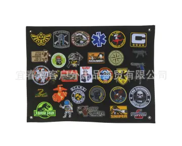 zuoluo】Good Quality Velcro Cloth Badge Storage Display Board