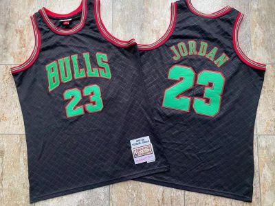 Top-quality Hot Sale Mens Chicago Bulls 23 Michael Jordann Mitchell Ness 1997-98 Neapolitan Jersey - Black