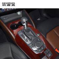 Car Styling Center Console Gear Shift Panel Decoration Cover Stickers Trim For Audi A3 8V S3 Sport style Interior Accessories