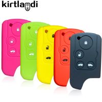 Silicone Key Case Cover Car Essories For Honda Free Spike Hybrid Stepwgn Spada RG1 4 Buttons Remote Control Fob Key Holder