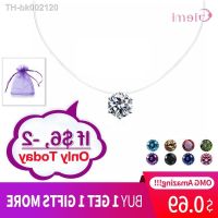 ❅✎ 20 Colors Collection Cubic Zirconia Stone Jewelry Necklace Transparent Chain Necklaces 925 Sterling Silver Necklacs Jewelry Gift