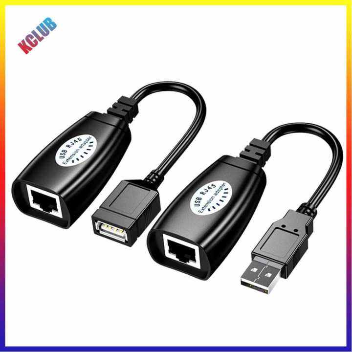 Usb Hw Rj11เพื่อ Rj45เครือข่ายตัวต่อสายแลนสายพ่วงเครื่องขยายสัญญาณ Th