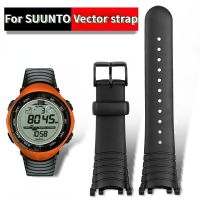 For SUUNTO VECTOR Rubber Watchband Replace Silicone Mens Watch Strap Pin Buckle Accessories Feed Tool Screw Rod