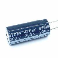 2pcs/lot 200v 470UF 200v 470UF aluminum electrolytic capacitor size 18x40 20