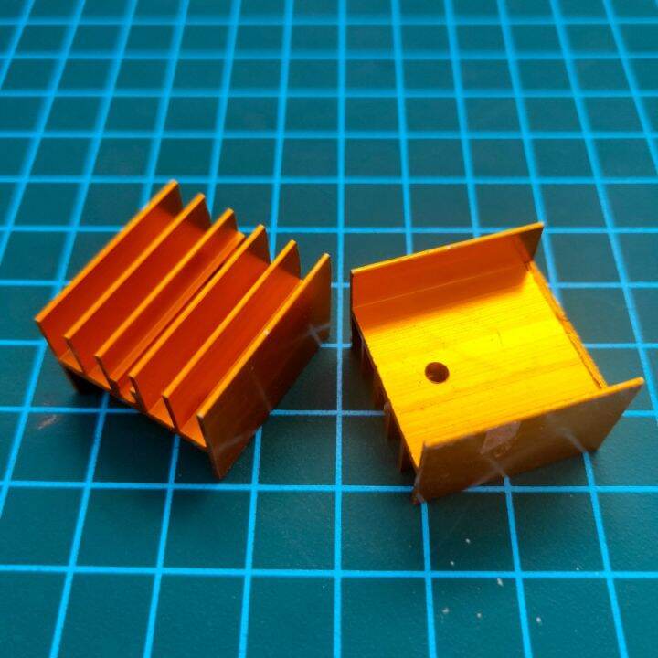 heatsink transistor mosfet pendingin alumunium TR IC heat sink gold