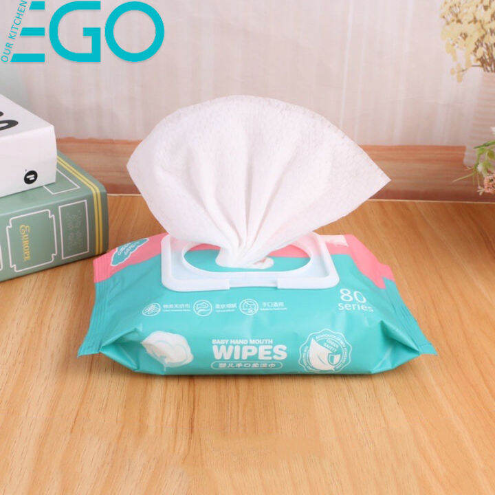 80pcs baby wipes, pumping paper, disposable handkerchiefs, non