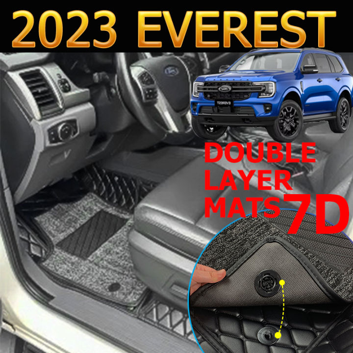 2023 Ford Everest Matting Everest NEW Generation floor mats Deep dish