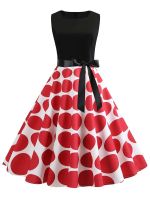 【HOT】▨ Dot 50s 60s Robe Rockabilly Pin Up Dresses Vestidos