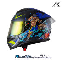 หมวกกันน็อค RANDOM HELMET CZ-R 6.น้ำเงินยีนส์กึ่งเงากึ่งด้าน