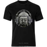 Buddha Banksy Headphones Quirky Street Art Graffiti Mens Tshirt Tee Top New Hot Summer Casual T-Shirt Print Tshirt Cotton