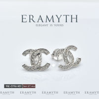 Eramyth jewelry ต่างหู CC เงินแท้92.5 เพชรสวิสCZ งานสวย คุณภาพ สินค้ามาตรฐานส่งออก พร้อมส่ง