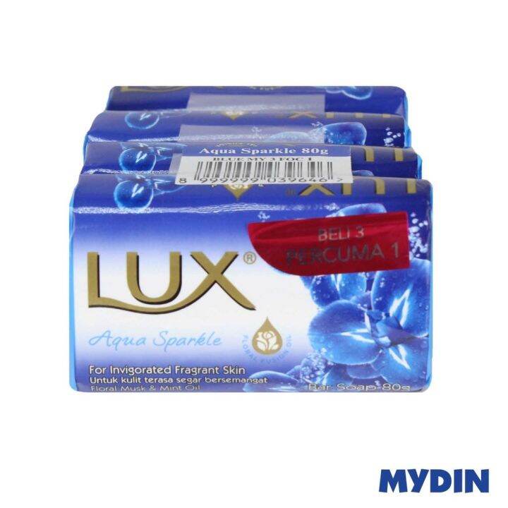 Lux Bar Soap B3f1 80g X 4 5 Variants Lazada Ph