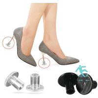 Silencer Heel Protector Round Shape Woman High Heels Protective Cover Non-slip Wearable Heel Covers Shockproof Care Accessories Shoes Accessories