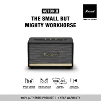 โปรโมชั่น Flash Sale : MARSHALL ACTON II BLUETOOTH BLACK - Free shipping + 1 Year Warranty (Home speaker, Bluetooth speaker, Marshall speaker, Home Audio)