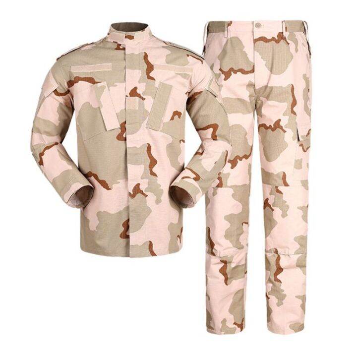TriColor Desert Camouflage Combat Uniform Shirt Pants Tactical Outdoor