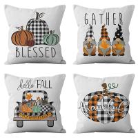 【JH】 New Thanksgiving Day Pumpkin Dwarf Throw Cover Cushion Wholesale