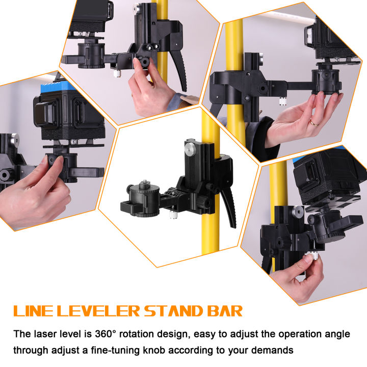 max-4-2m-height-adjustable-line-leveler-stand-bar-telescopic-pole-bracket-1-4-thread-lift-extend-holder-for-la-ser-level