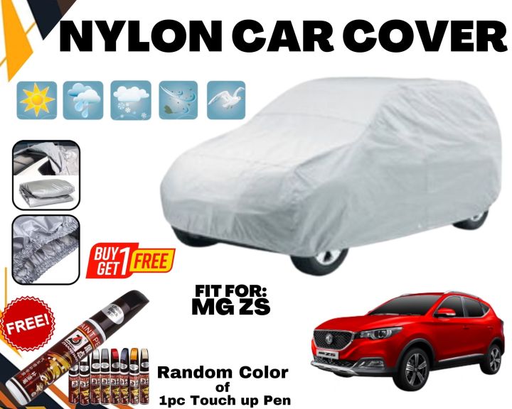 NS NYLON Car Cover for MG ZS with 1pc Random Color Touch Up Pen