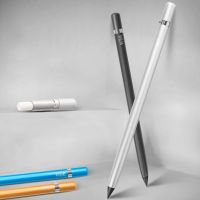 ♚ Metal Inkless Pen No Ink Signing Pen Infinite Write Pen Metallic Erasable Pen for Kid Adult Office School Supply Eternal Pencil