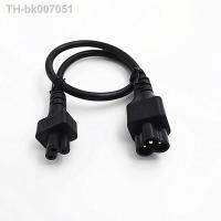 ◘♘♞  Black 0.5M Copper CE certificed IEC320 C5 to C6 extension cord high quality C5 plum chassis PDU server electrical AC power cable