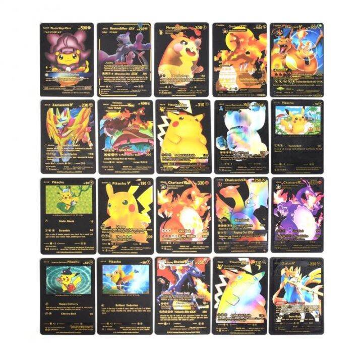 gold-plated-pokemon-cards-charizard-pokemon-charizard-vmax-gold-110pcs-pokemon-aliexpress