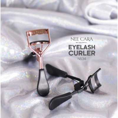 ที่ดัดขนตา สปริง ขนตางอนยาว แถมฟรี ยางเปลี่ยนที่ดัด ดัดขนตา NEE CARA Eyelash Curler #N534