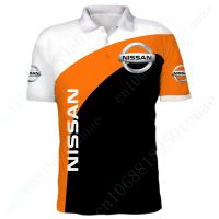 2023 NEW Style Nissan Polo Shirt Casual 3D Printing T Shirt For Mens Clothes Anime Quick Dry Oversized T-Shirt Unisex Short Sleeve TopNew product，Can be customization