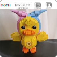 Moyu 97053 Zodiac Gemini Duck Animal Constellation Pet Doll 3D Model Mini Diamond Blocks Bricks Building Toy for Children no Box