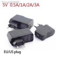 □❉℡ USB Port DC 5V 0.5A/1A/2A/3A 1000ma AC to DC Power plug Adapter supply Charger micro Charging For LED Strip Lights phone US EU