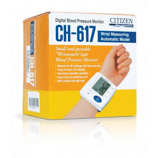 Hàng nhập khẩu nhật bản máy đo huyết áp điện tử cổ tay - citizen ch-617 - ảnh sản phẩm 1