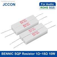 ❍ 1Pcs BENNIC Cement Resistor Power Resistance 250V 10W SQP IOW 1.1Ω 2.2Ω 3.3Ω 3.9Ω 4.7Ω 5.6Ω 6.8Ω 15Ω 18Ω