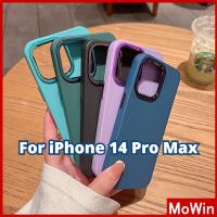 Mowin - เข้ากันได้สำหรับ เคสไอโฟน เคสไอโฟน11 เคสโทรศัพท์ 14 pro max เคส iPhone หรูหราชุบปุ่มโลหะซิลิโคนนุ่มเคสกันกระแทกกล้องป้องกันของแข