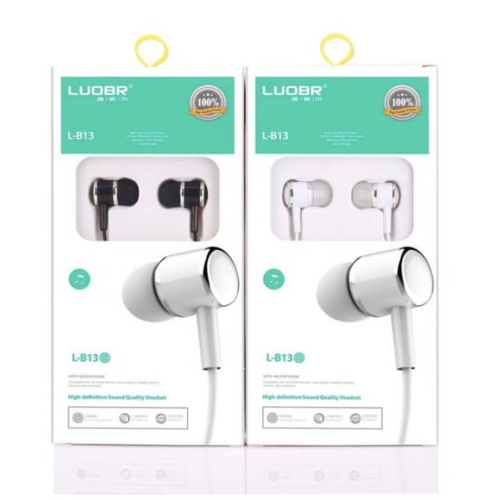 หูฟัง Luobr L-B13 หูฟังใส่สบาย หูฟังฟังเพลง คุณภาพดี ราคาถูกของแท้100% |  Lazada.Co.Th