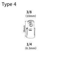 ประแจซ็อกเก็ตพีซี1อันลดอะแดปเตอร์1/2 1/4 3/8นิ้ววงล้อตัวแปลงเต้ารับรถเครื่องมือการตั้งค่าด้วยมือเครื่องมือซ่อมโรงรถจักรยาน