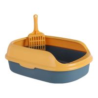 【YF】 Pet Toilet Bedpan Anti Splash Cats Litter Box Cat Tray With Scoop Kitten Dog Clean Home Plastic Sand Supplies