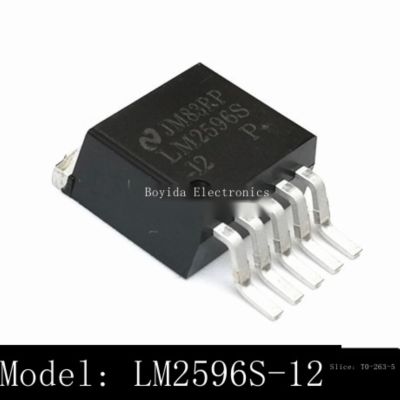10Pcs ใหม่ LM2596S-12 LM2596-12 TO-263-5 Switching Regulator 3A 12V