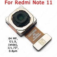 กล้องหลังของแท้สำหรับ Xiaomi Redmi Note 11โมดูลกล้องซ่อมภาพด้านหลังชิ้นงอสำหรับเปลี่ยนอะไหล่ SXT37123เลนส์สมาร์ทโฟน